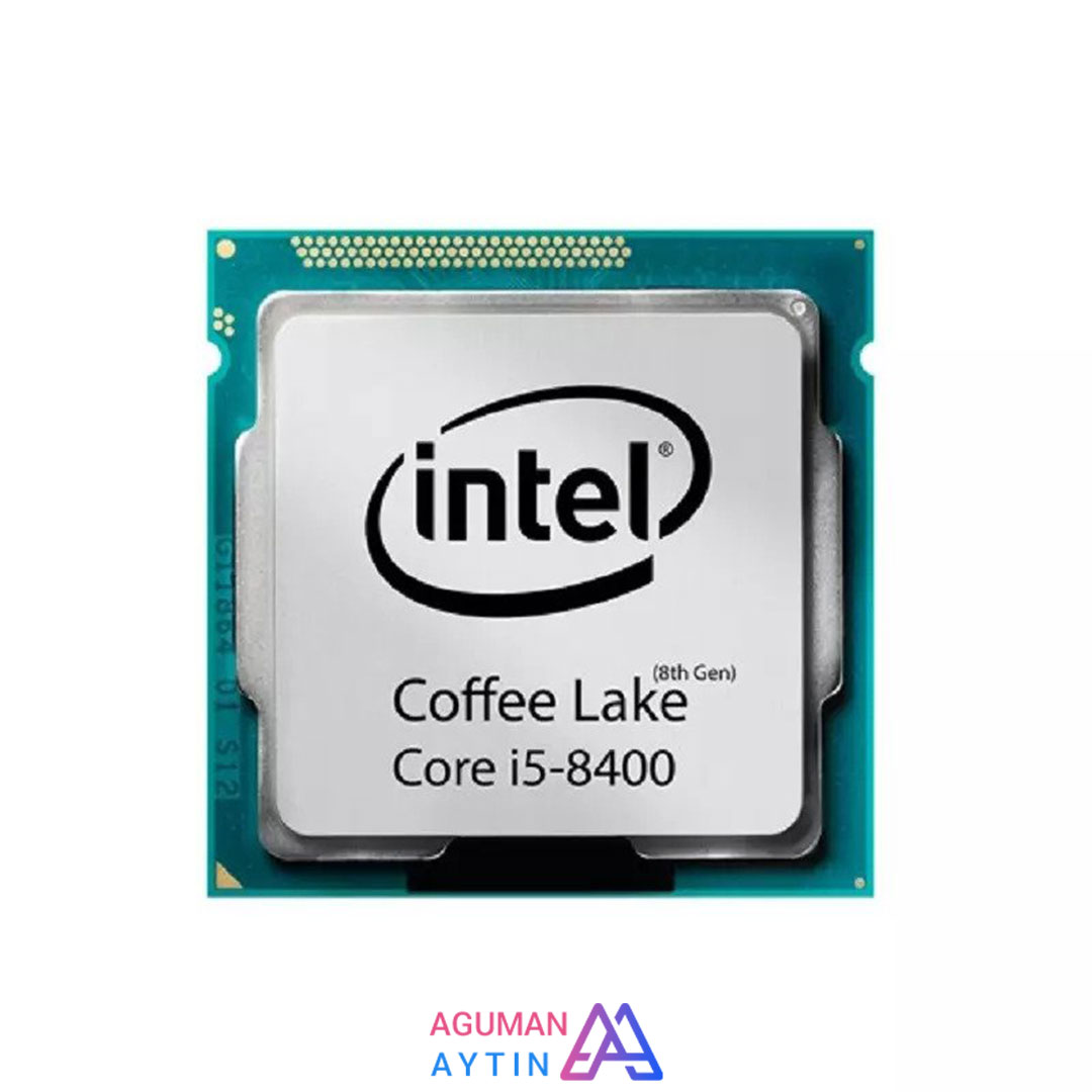 پردازنده اینتل مدل Core i5-8400 با فرکانس 2.8 گیگاهرتز(کارکرده) نمای ۲