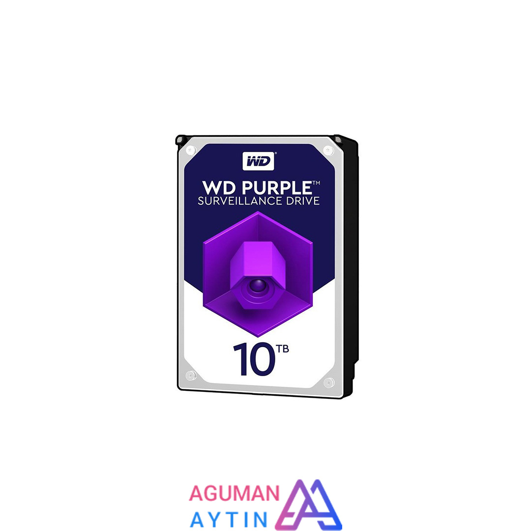 هارد دیسک اینترنال وسترن دیجیتال Purple با ظرفیت 10 ترابايت(اصل)
