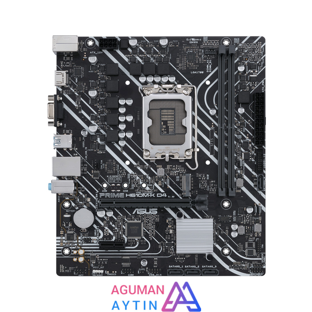 مادربرد ایسوس مدل PRIME H610M-K DDR5 | ITSKALA نمای ۴