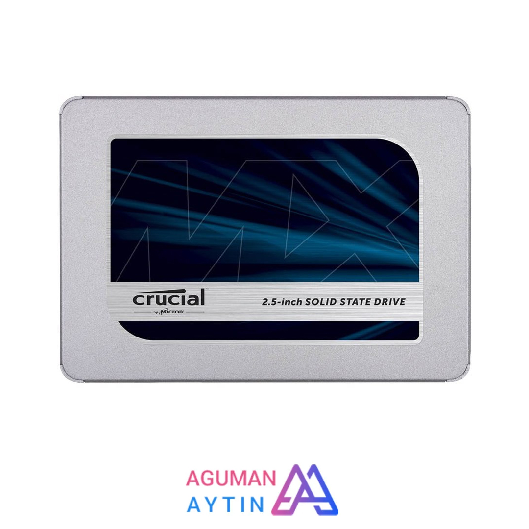 حافظه اس اس دی کروشیال مدل MX500 با ظرفیت 500 گیگابایت نمای ۲
