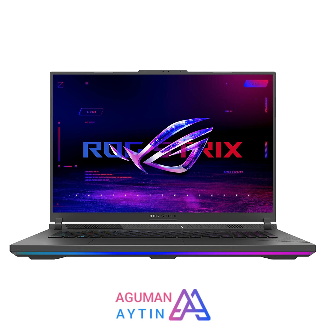 Asus ROG strix G18 G814JIR i9 14900HX 16 1SSD 8 4070 WQXGA نمای ۲