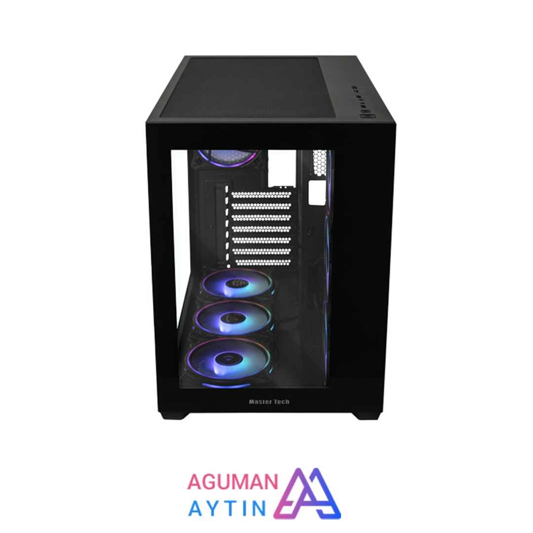 کیس کامپیوتر مسترتک Terabox Plus RGB Mid Tower مشکی