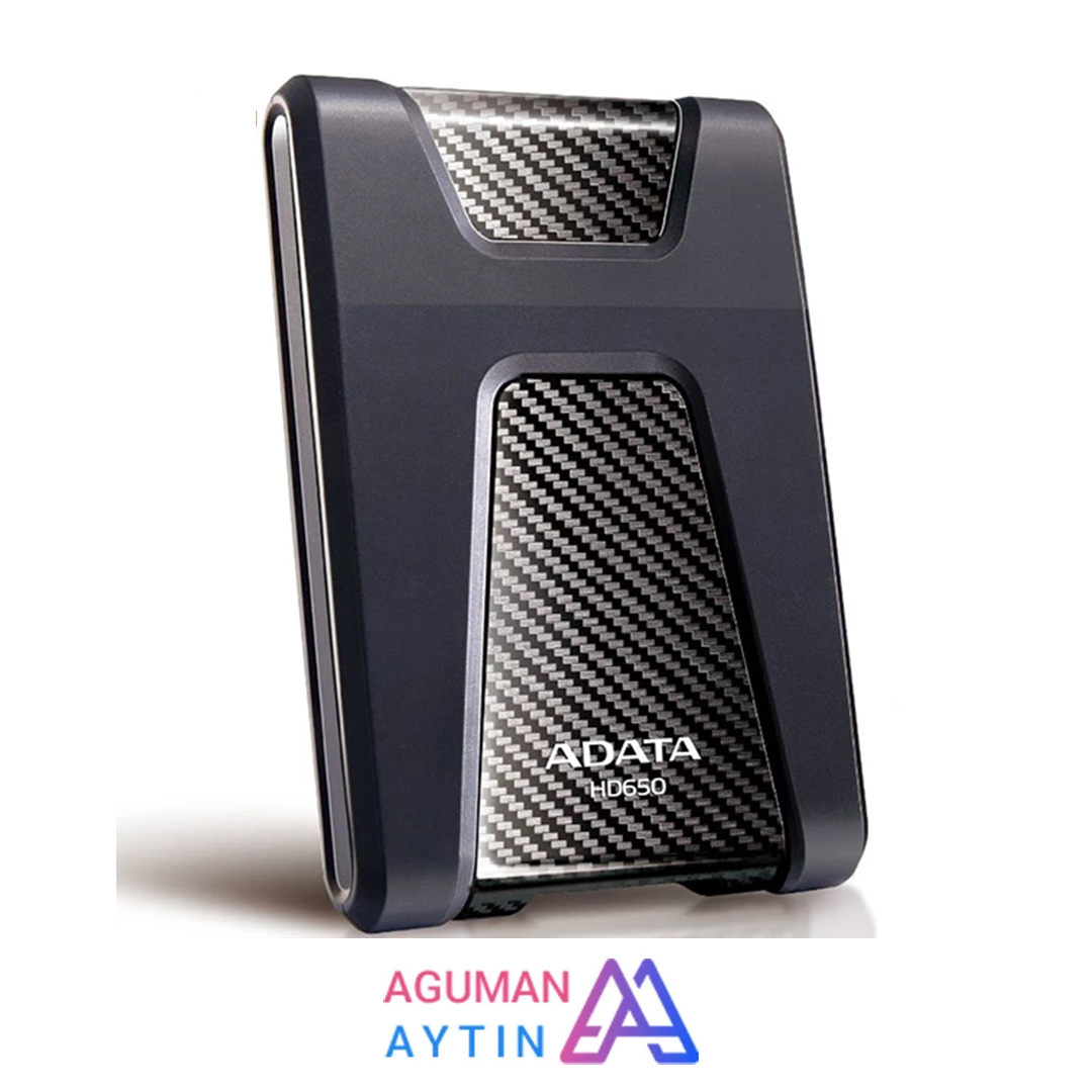 هارددیسک اکسترنال ای دیتا مدل HD650 ظرفیت 2 ترابایت گارانتی اصلی نمای ۳