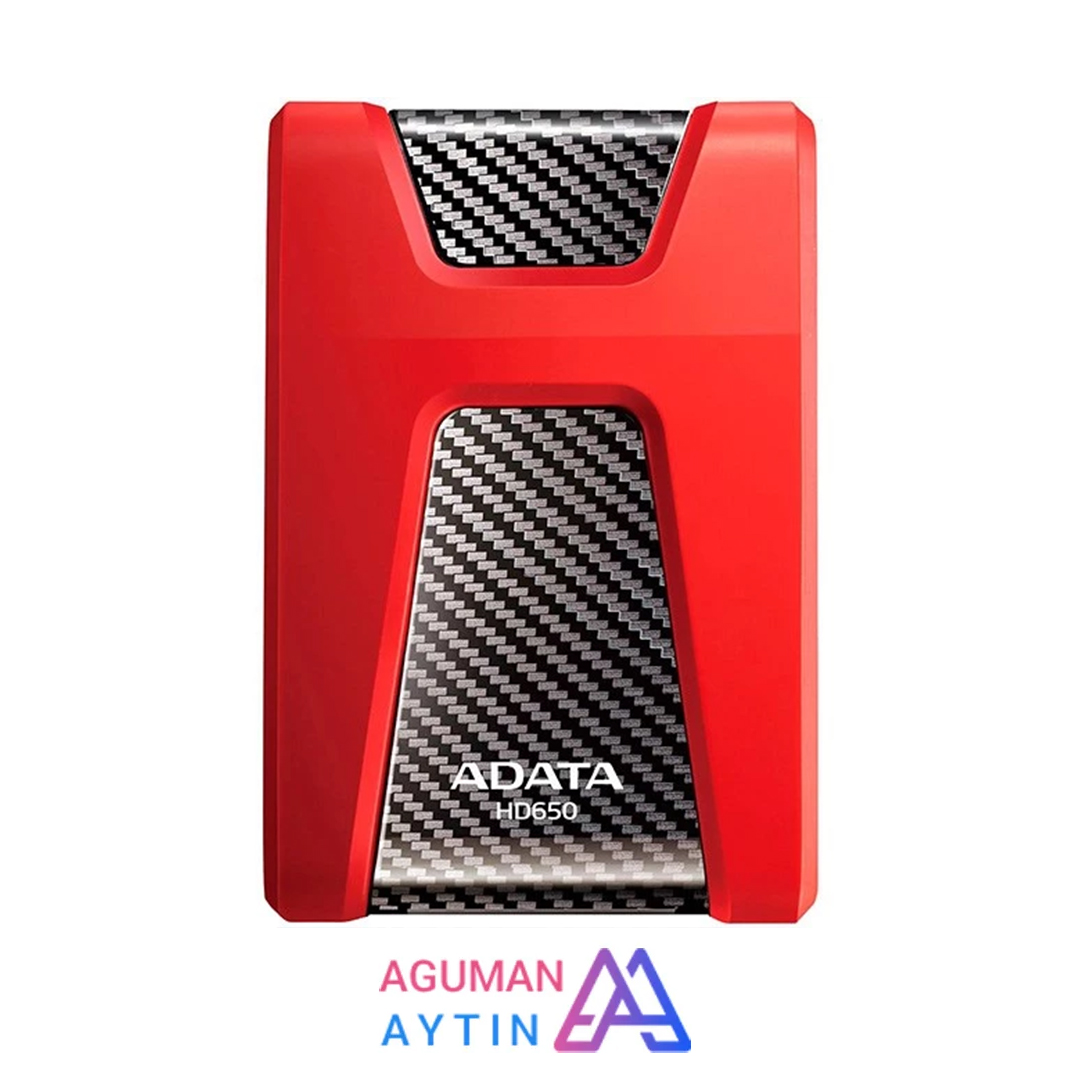 هارددیسک اکسترنال ای دیتا مدل HD650 ظرفیت 1 ترابایت گارانتی اصلی نمای ۳