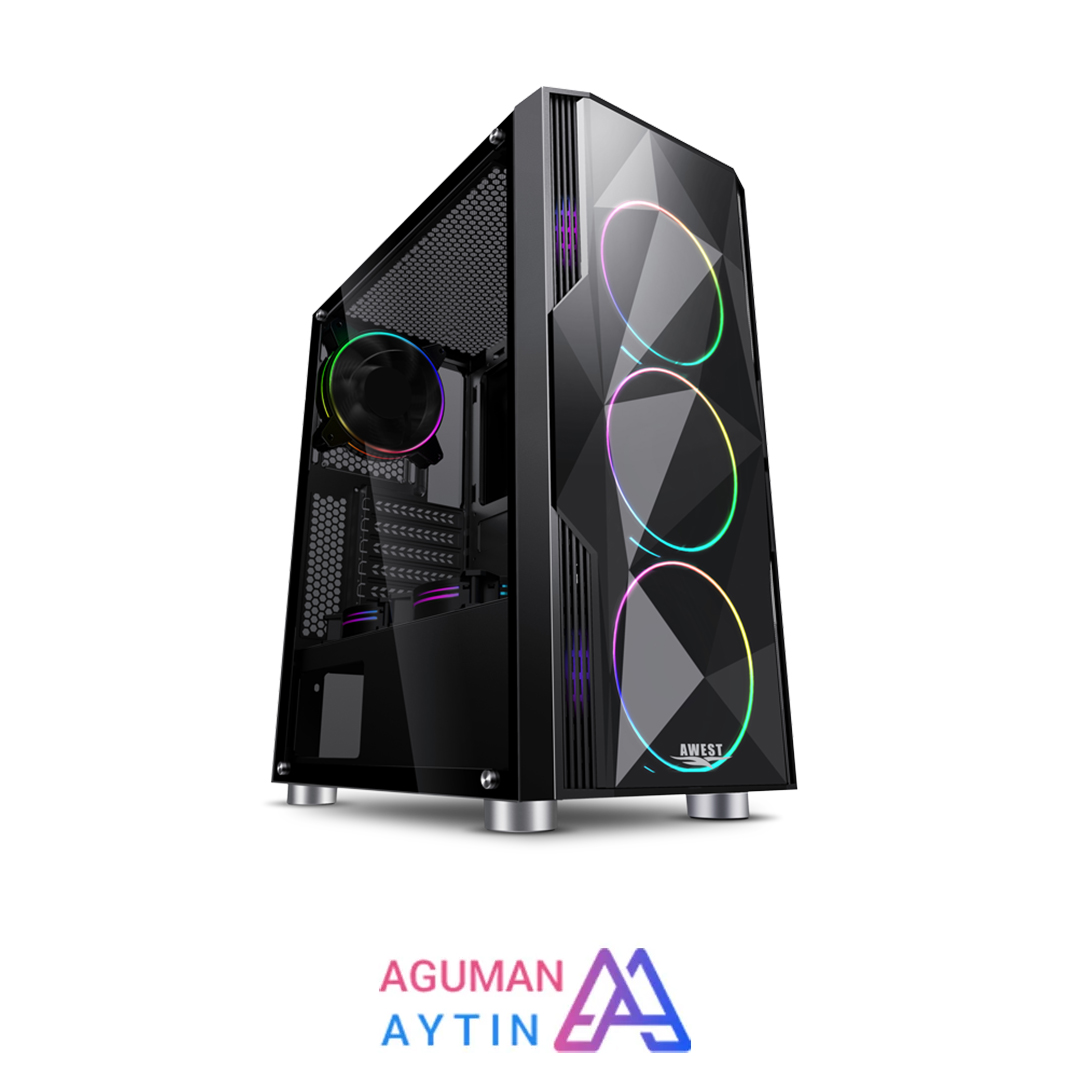 کیس اوست مدل GT-AV02-BG نمای ۲