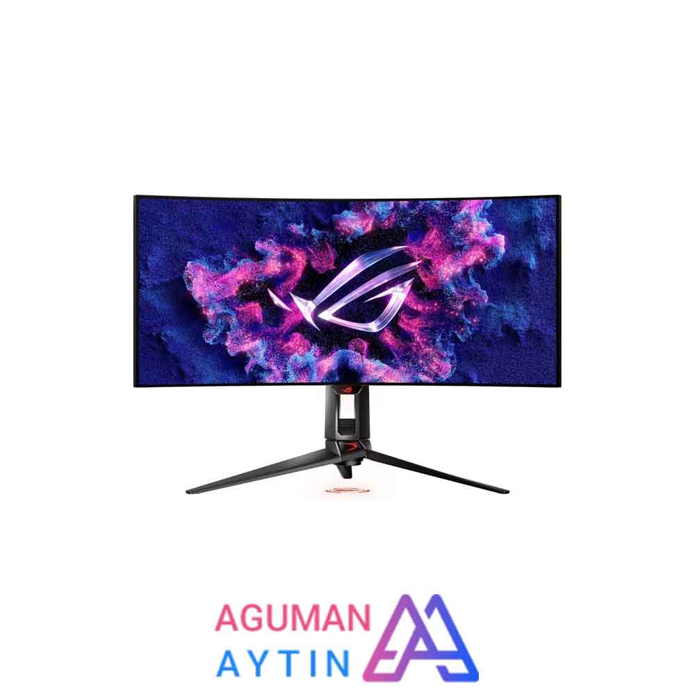 مانیتور مخصوص بازی ایسوس مدل ROG SWIFT OLED PG34WCDM سایز 34 اینچ نمای ۲