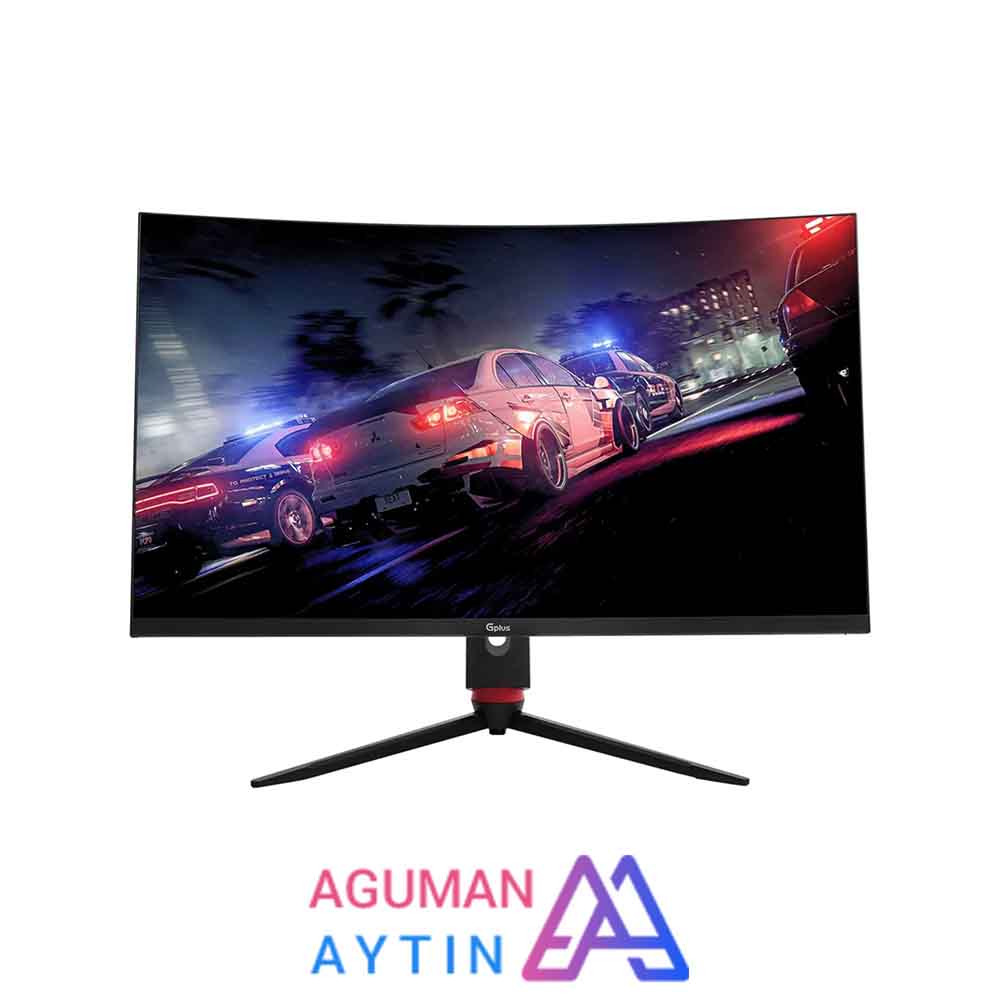 مانیتور گیمینگ خمیده جی پلاس مدل GGM-K329QN سايز 32 اينچ
