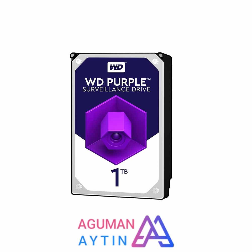 هارد وسترن دیجیتال Purple 1TB اصل گارانتی شرکتی نو