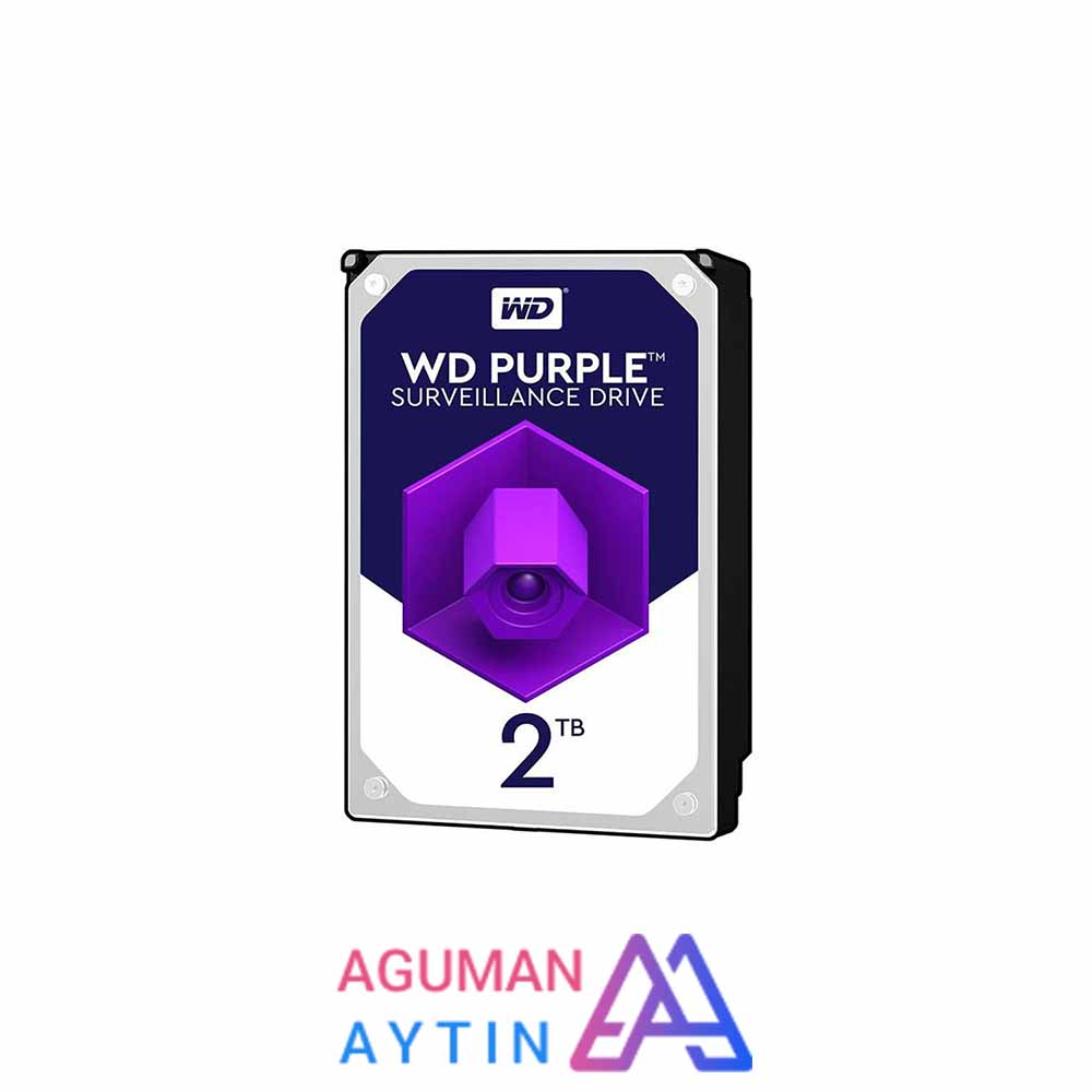 هارد وسترن دیجیتال Purple 2TB اصل گارانتی شرکتی نو