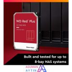 هارددیسک اینترنال وسترن دیجیتال مدل Red Plus WD80EFBX ظرفیت 8 ترابایت